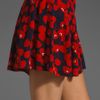 Nanette Lepore Singing Shorts in Red (ink multi) - Lyst