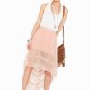 Nasty Gal Laced Tail Skirt  Blush in Pink (blush) - Lyst