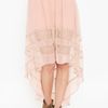 Nasty Gal Laced Tail Skirt  Blush in Pink (blush) - Lyst