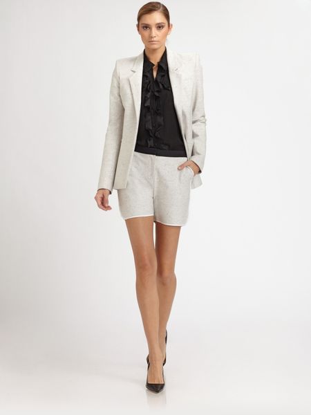 Prabal Gurung Cotton Jacket in White - Lyst