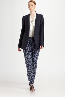 Stella McCartney Silk Paisley Pants - Lyst