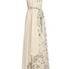 3.1 Phillip Lim Splatter Print Maxi Self Belt Gown in Beige (cream) - Lyst