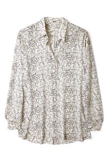 Acne Printed Silk Shirt - Lyst