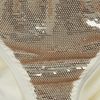 Allsaints Sparkle Mirelle Bikini Tie Briefs in White (chalk/rose gold) - Lyst