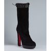 Christian Louboutin 140 Mm Step N Roll Suede Boots in Gray (grey) - Lyst