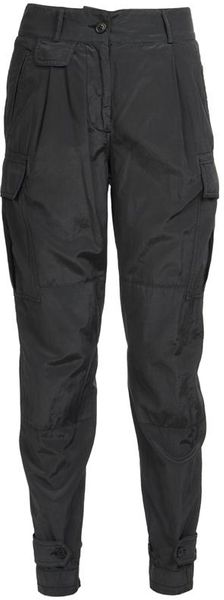 Dries Van Noten Pavi Silk-cotton Cargo Trousers - Lyst