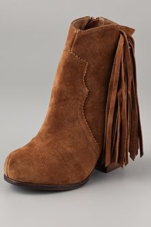 Jeffrey Campbell Prance Fringe Booties - Lyst