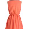 Modcloth Divine Melon Dress in Red (cream) - Lyst