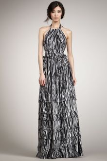 Rachel Zoe Elise Tiered Halter Gown - Lyst
