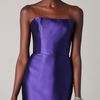 Reem Acra Strapless Silk Mermaid Gown in Blue - Lyst