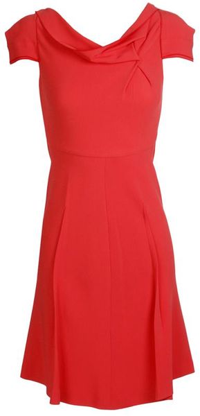Roland Mouret Losberne Stretch Crepe Dress - Lyst