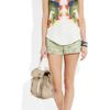 Sandro Elegante Printed Silk Top in White (ivory) - Lyst