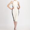 Stella Mccartney Bicolor Dress in White - Lyst
