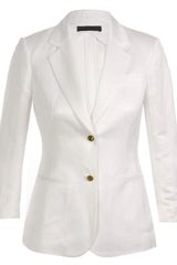 The Row Tailored Linen Blazer