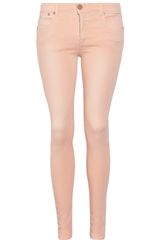 Victoria Beckham Power Cropped Mid-rise Leggings-style Jeans