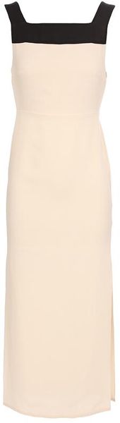 Yasmin Kianfar Crepe Silk Dress with Side Slits - Lyst