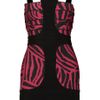 Hervé Léger Printed Bandage Dress in Purple (black) - Lyst