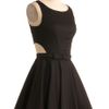Modcloth Classic Twist Dress in Black - Lyst