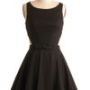 Modcloth Classic Twist Dress in Black - Lyst
