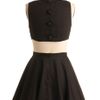 Modcloth Classic Twist Dress in Black - Lyst