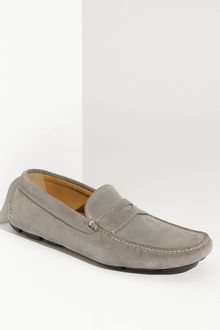 Prada Suede Penny Driving Shoe - Lyst