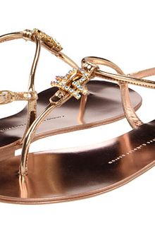 Giuseppe Zanotti 'Libra' flat sandals - Lyst