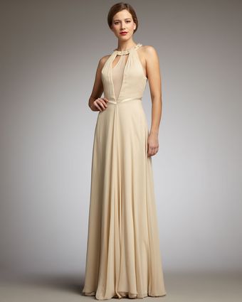 Hoaglund New York Layered Halter Gown - Lyst