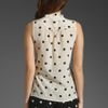 Marc By Marc Jacobs Hot Dot Print Top in Beige (parsnip) - Lyst