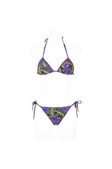Matthew Williamson Purple/yellow Padded Triangle Bikini - Lyst