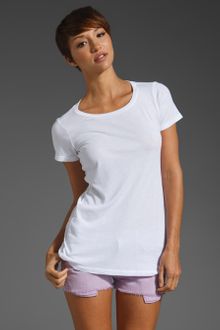 Splendid Very Light Jersey Tee - Lyst