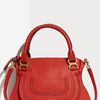Chloé Marcie  Small Calfskin Satchel in Red (poppy) - Lyst