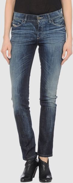 Diesel Denim Trousers in Blue - Lyst