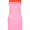 Dsquared2 Colour Block Dress in Orange (pink) - Lyst