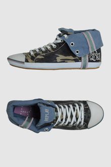 Replay High Top Sneakers - Lyst