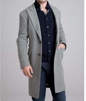 Brunello Cucinelli  Cashmere Three Button Coat - Lyst