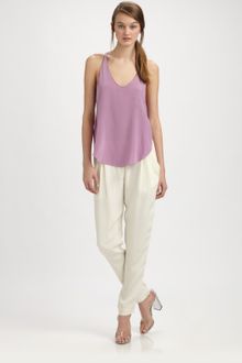3.1 Phillip Lim Silk Ankle Pants - Lyst