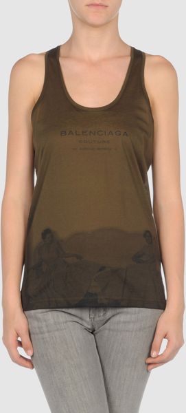 Balenciaga Top in White (ivory) - Lyst