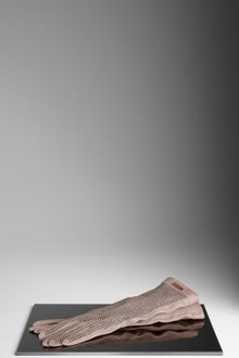 Burberry Perforated Leather Driving Gloves - Lyst