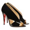 Christian Louboutin Creve Coeur Patent Leather Shoeboots in Black - Lyst