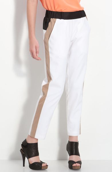 Cut25 Side Stripe Pants in White (optic multi) - Lyst