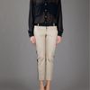 Dsquared2 Cropped Trouser in Beige - Lyst