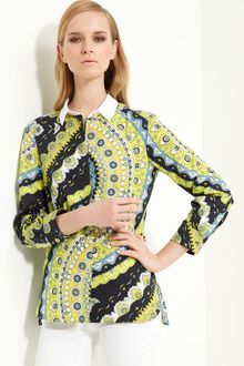 Emilio Pucci Button Front Shirt - Lyst