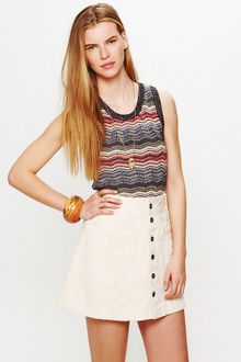 Free People Molly Jacquard High Waist Circle Skirt - Lyst