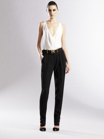  Draped Silk Top 