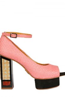 Joanne Stoker 110mm Raffia Pumps - Lyst