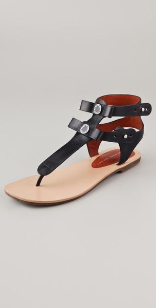 Marc By Marc Jacobs Flat Thong Sandals - Lyst