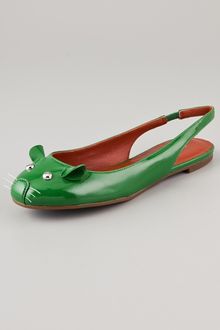 Marc By Marc Jacobs Sling Back Mouse Flats - Lyst