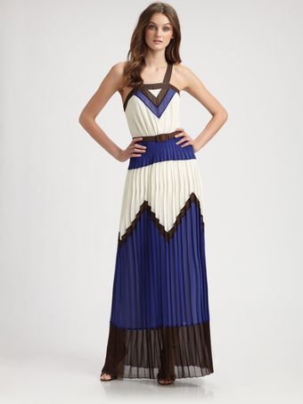  Bari Pleated Maxi Dress 