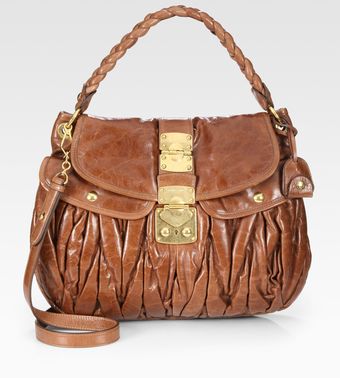 Miu Miu Matelasse Lux Convertible Shoulder Bag - Lyst