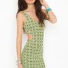 Nasty Gal Mesa Cutout Dress  Lime in Gray - Lyst